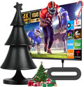 TV Antenna Signal Enhance 1500+ Miles Range Supports 1080p 4K - 16FT