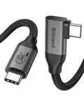 Silkland Long Right Angle 5M USB 4 Cable - 20Gbps, 240W Charging