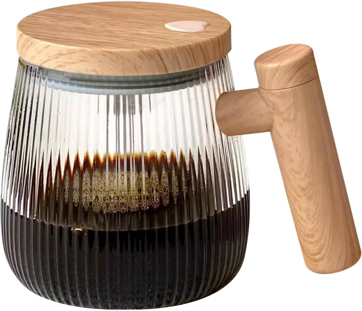 Automatic Self-Stirring Glass Mug! Effortless Mixing - MYCOKI SP