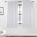 PanelsBurg 70x63 Inch White Blackout Thermal Insulated Curtains