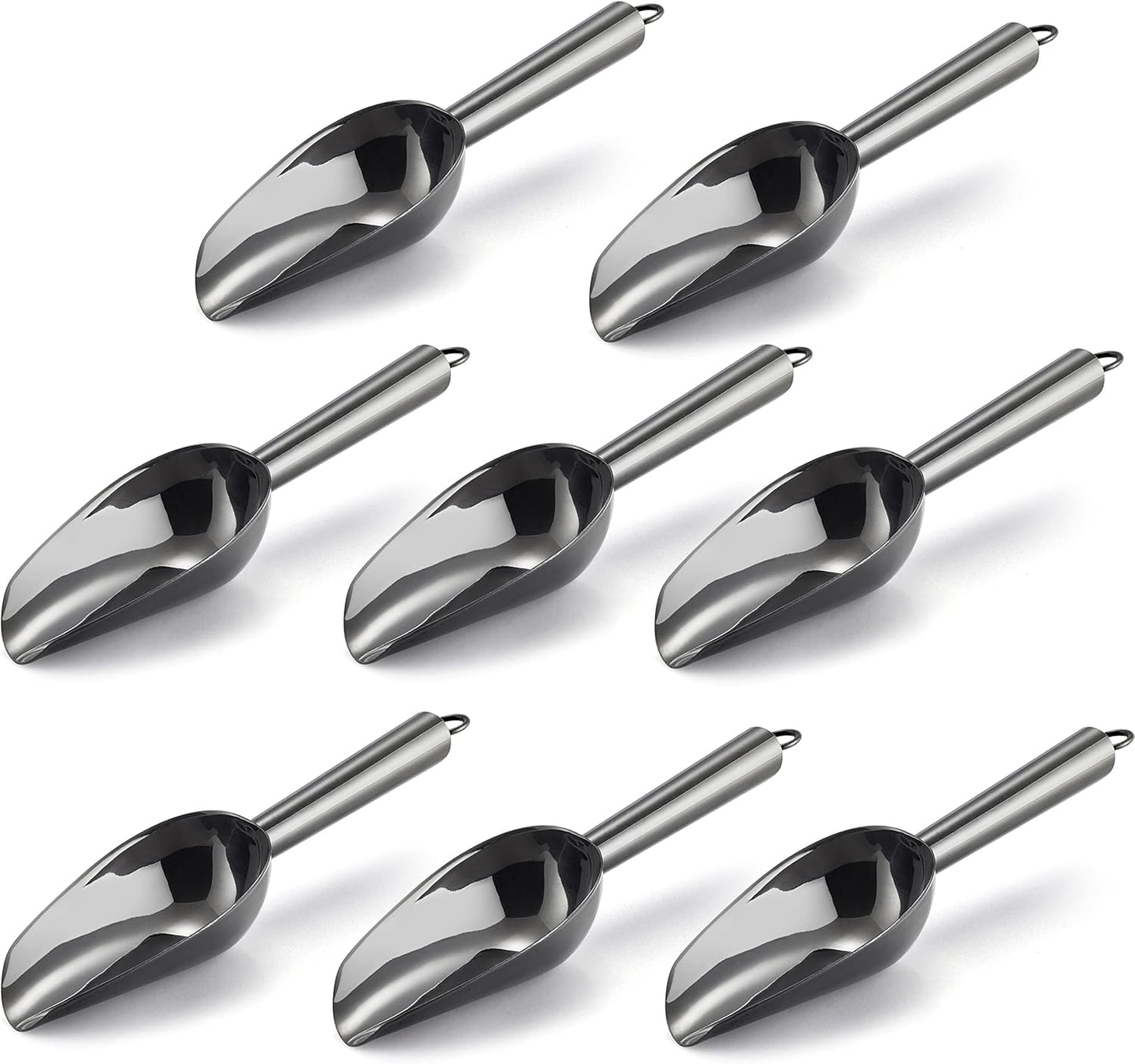 E-far Mini Stainless Steel Scoops Set - Rust-Proof & Handy