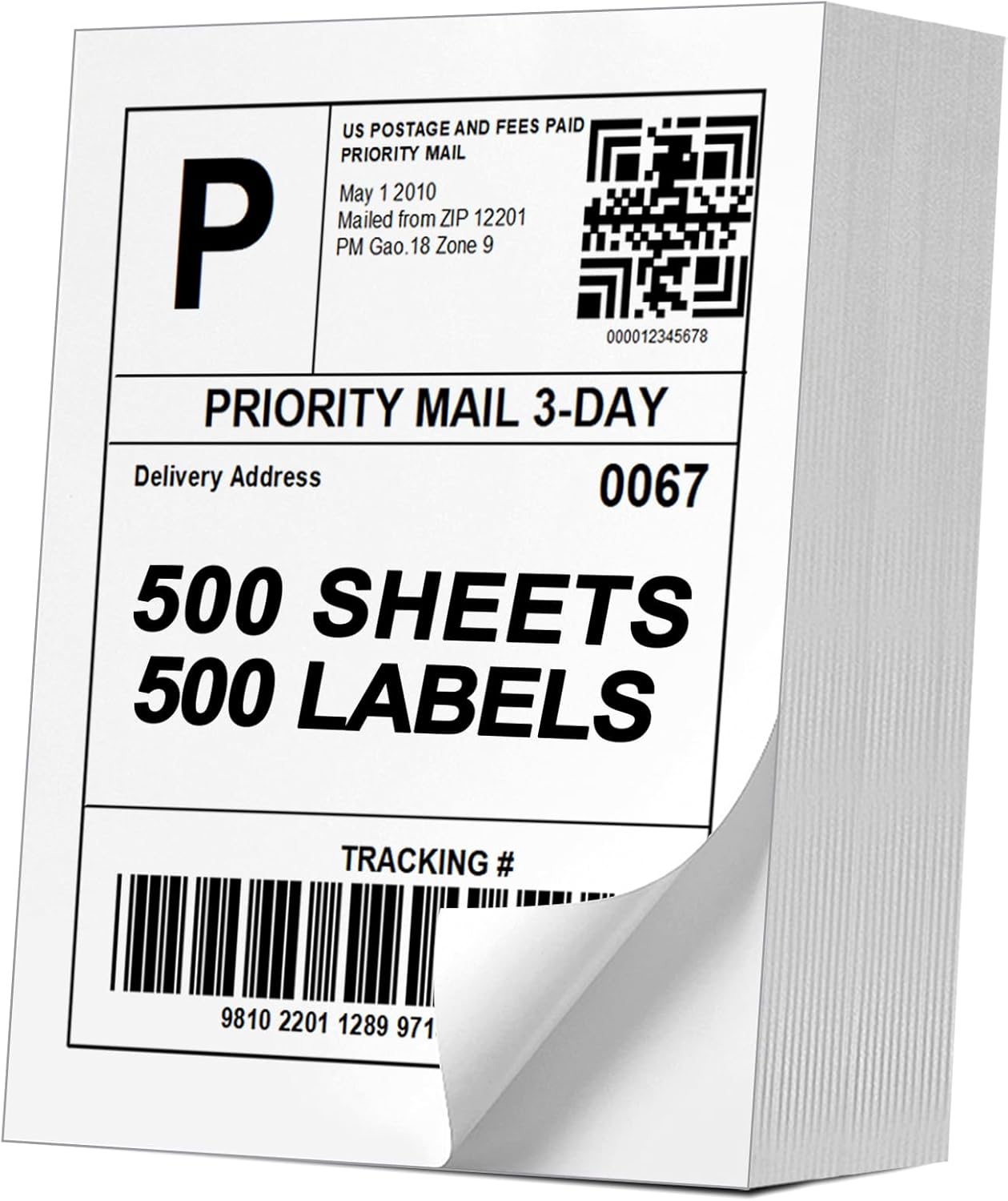 A4 Full Sheet Self Adhesive Shipping Labels for Easy Printing