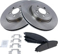 Front Brake Pad & Rotor Kit for 345mm Rotors - TRQ OE Fit