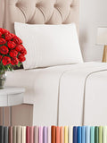 Twin XL Size 3 Piece Sheet Set - Cooling Brushed Microfiber