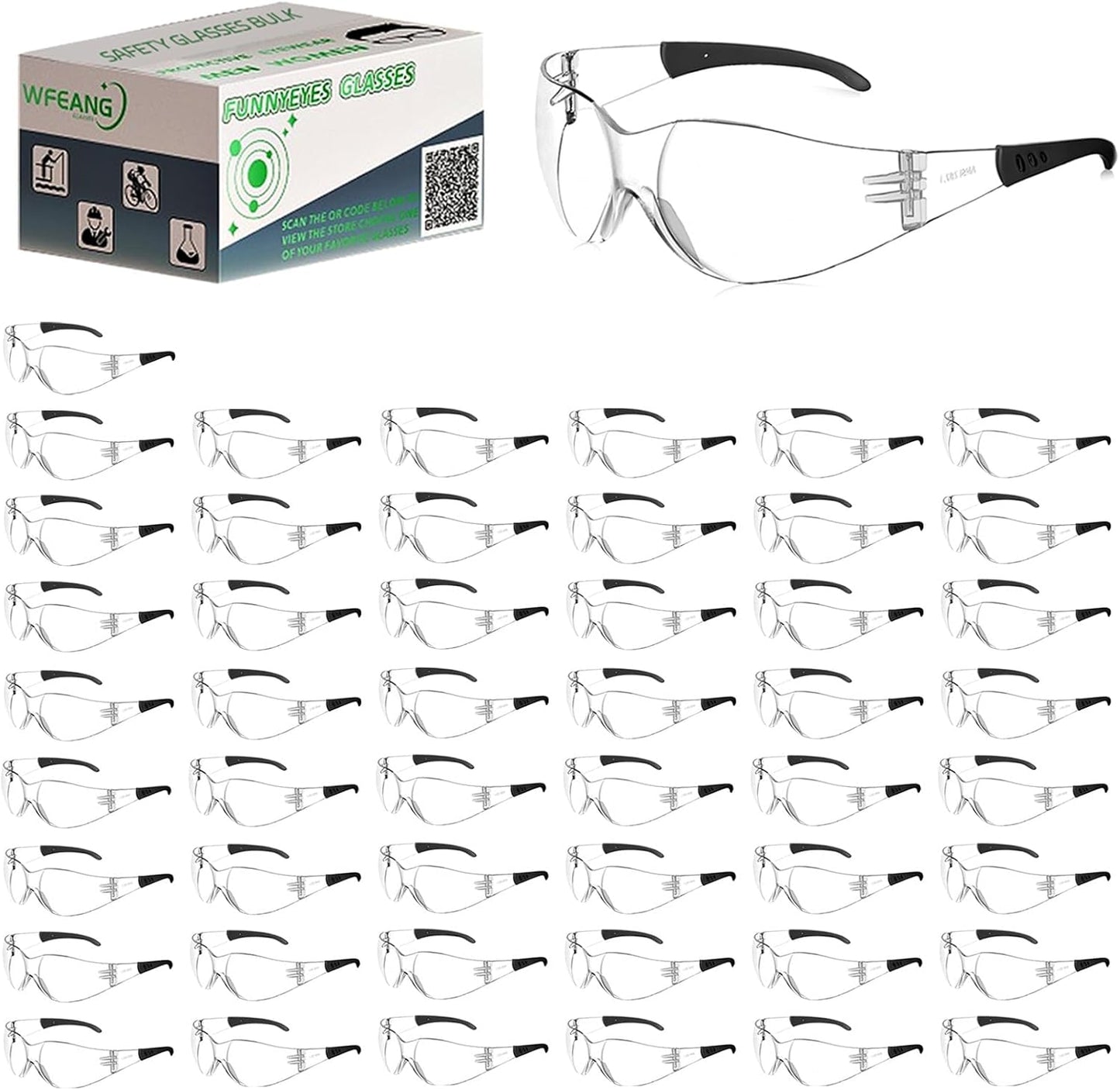 Safety Glasses ANSI Z87.1 Certified for Men & Women Protection