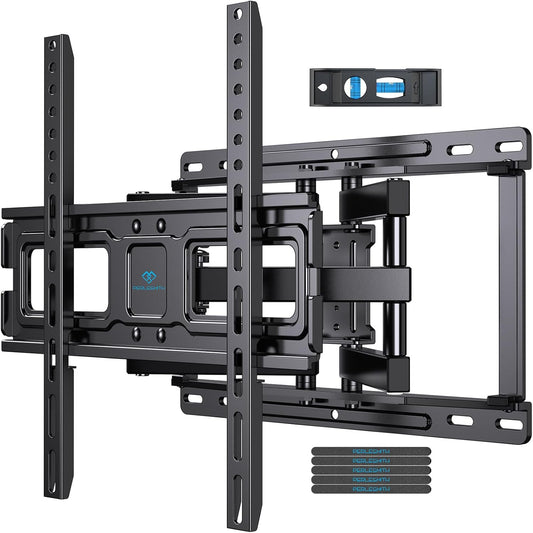 PERLESMITH Full Motion TV Wall Mount - Swivels & Tilts for Perfect Viewing!