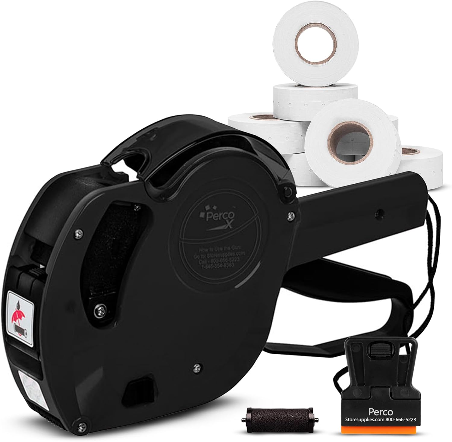 Perco X 1 Line Dater Gun with Labels Kit for Easy Pricing