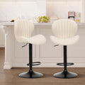 Modern Swivel Bar Stools Set of 2 for Kitchen and Dining Room