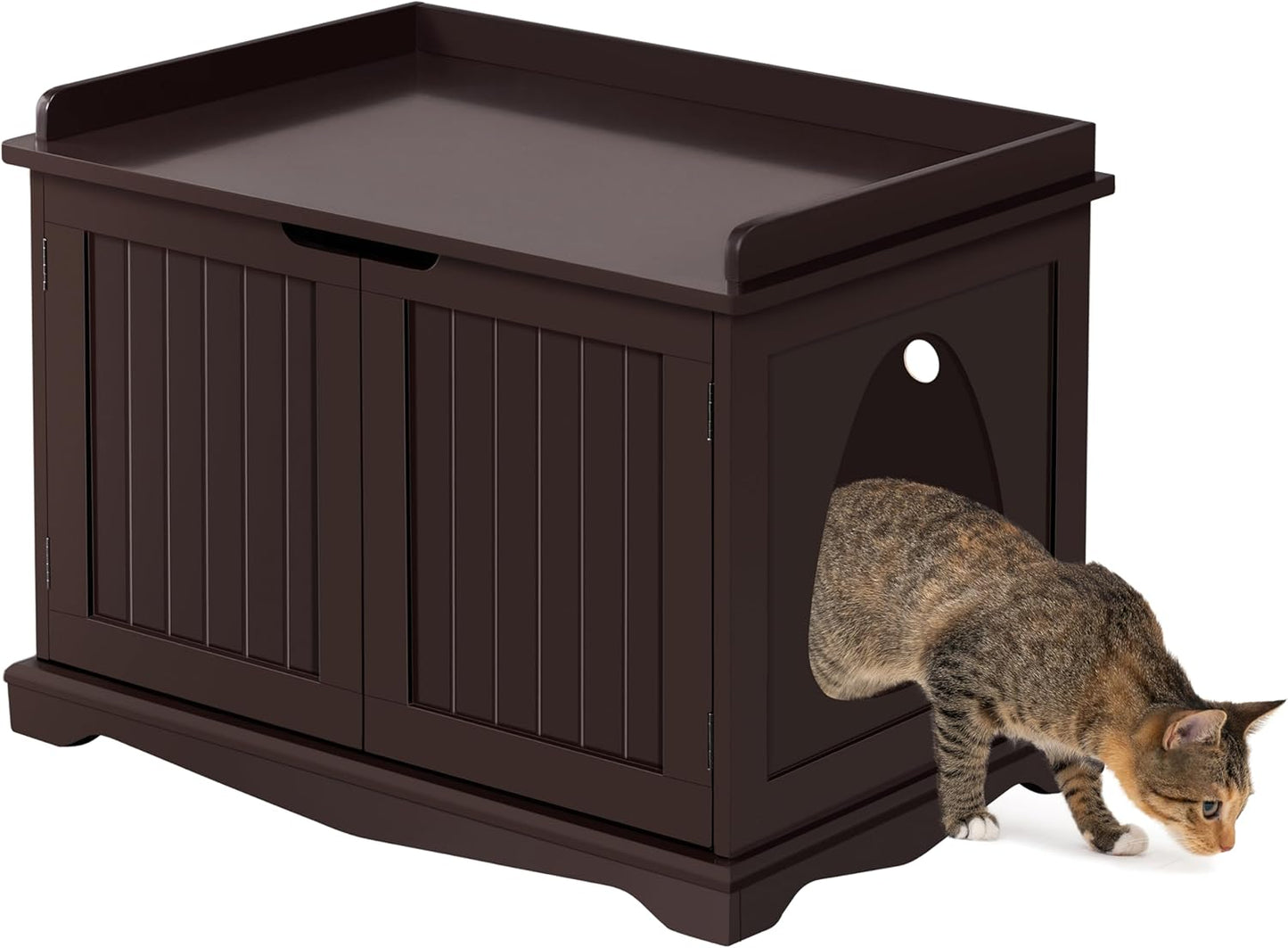 Yaheetech Cat Litter Box Enclosure for Stylish Pet Spaces
