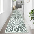 Vintage 2x10 Kitchen Runner Rugs Washable Non-Slip - Distressed Floral