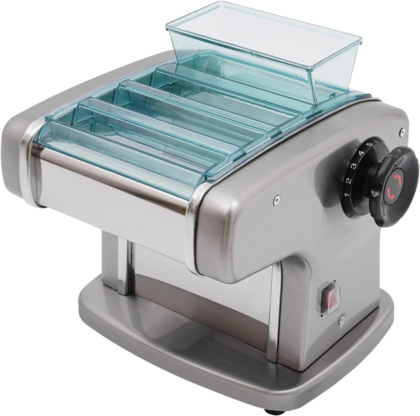 Stainless Steel Electric Pasta Maker - 9 Thickness Settings!