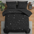 Comforter Set Full Size Space Starry Deep 7 Pcs Bedding - Soft