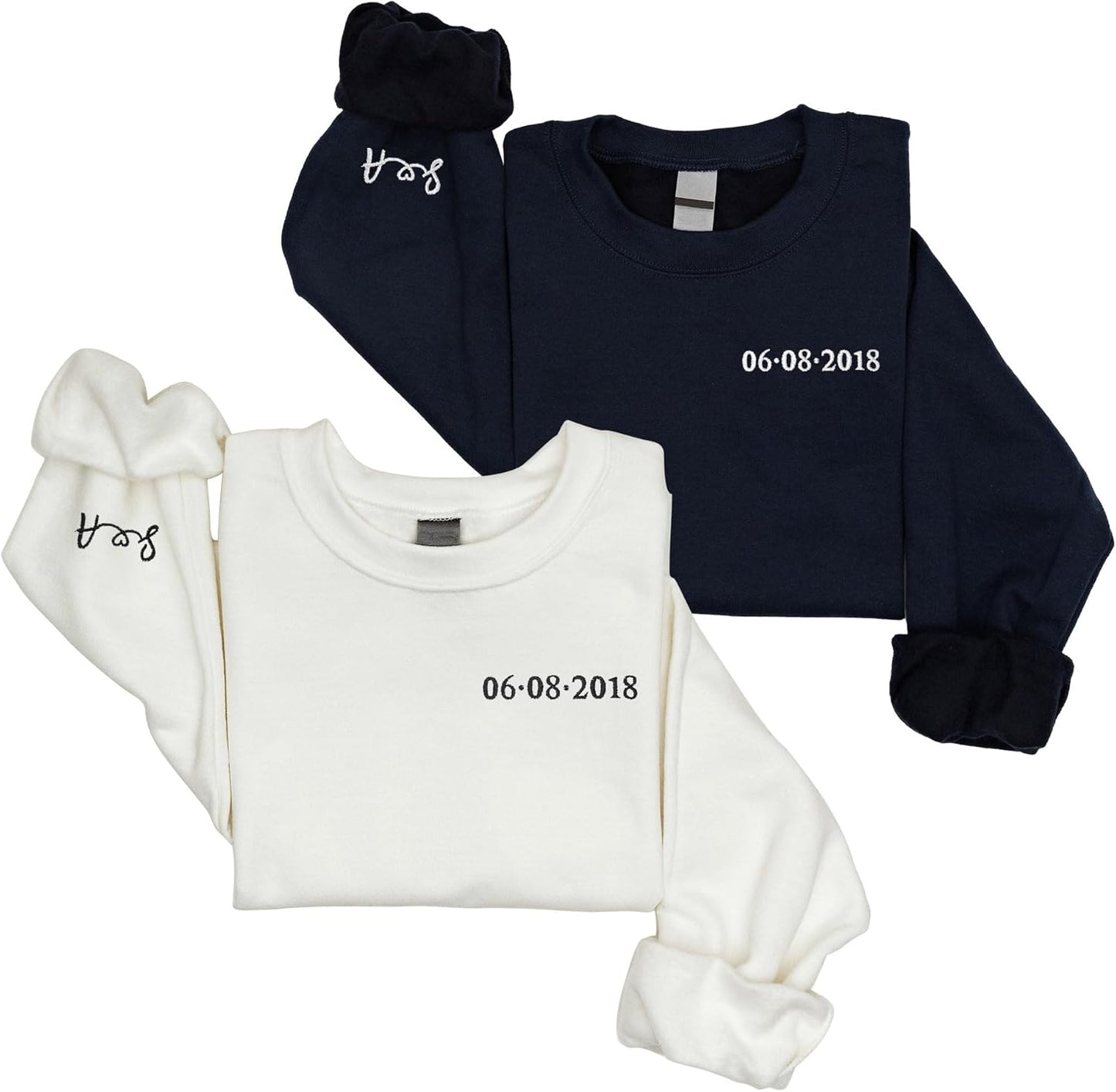 Personalized Roman Numeral Hoodie Set - GodLover Duo