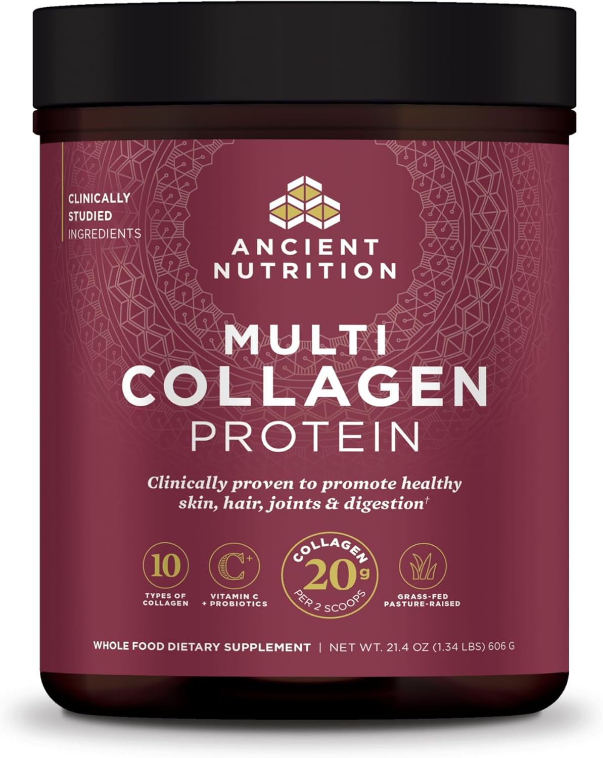 Ancient Nutrition Collagen Peptides Powder for Skin and Joints