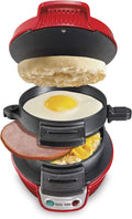 Breakfast Sandwich Maker with Egg Ring - Fast Homemade Sandwiches