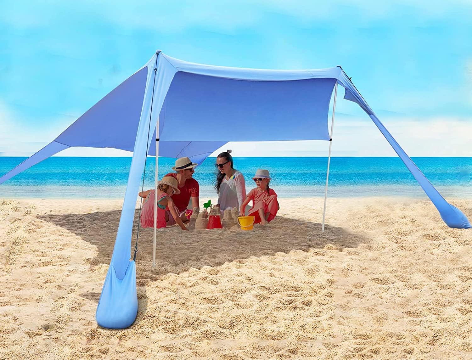 FBSPORT Portable Beach Tent UPF50+