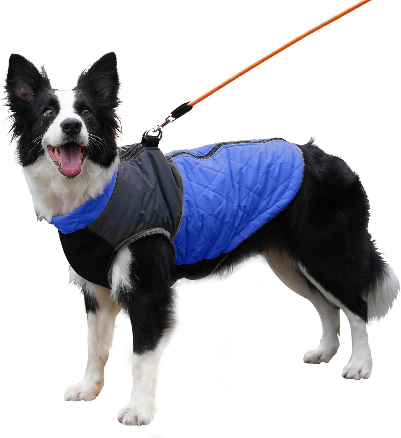 Warm Fleece Dog Coats for Large Dogs - Waterproof Puppy Jacket