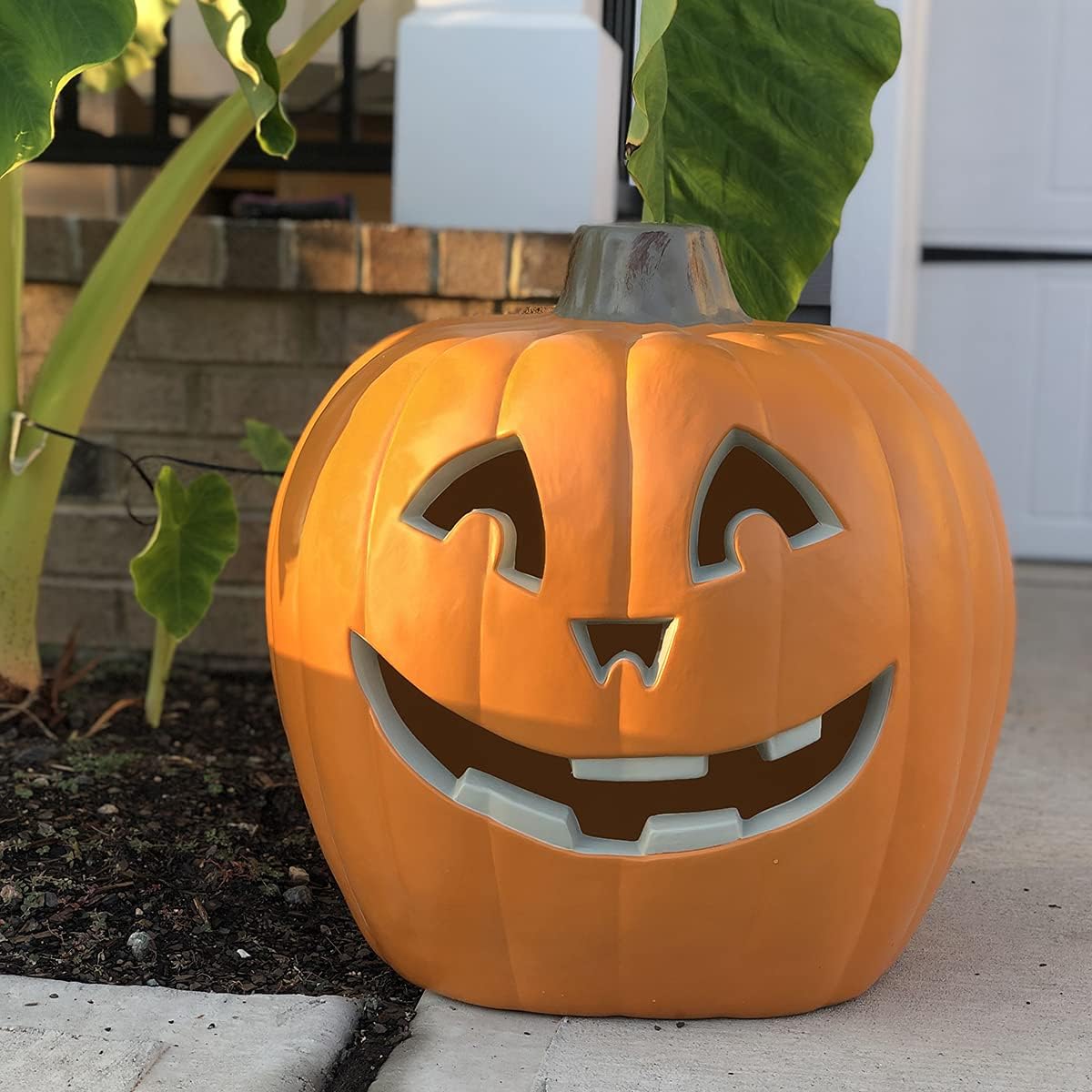 Light Up Your Halloween with Large 20in Pumpkin Lanterns