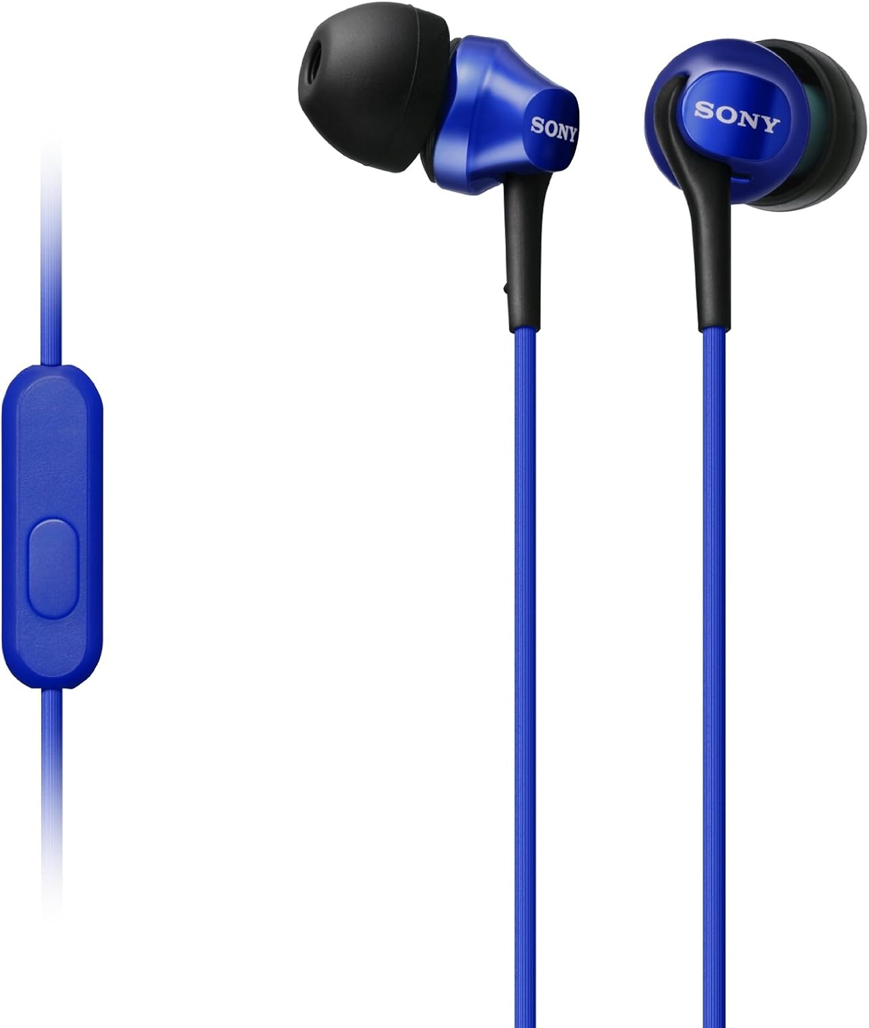 Sony Blue In-Ear Headphones- Enhanced Sound Quality