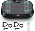 Curved Vibration Plate Exercise Machine with Magnetic Acupoints - Home