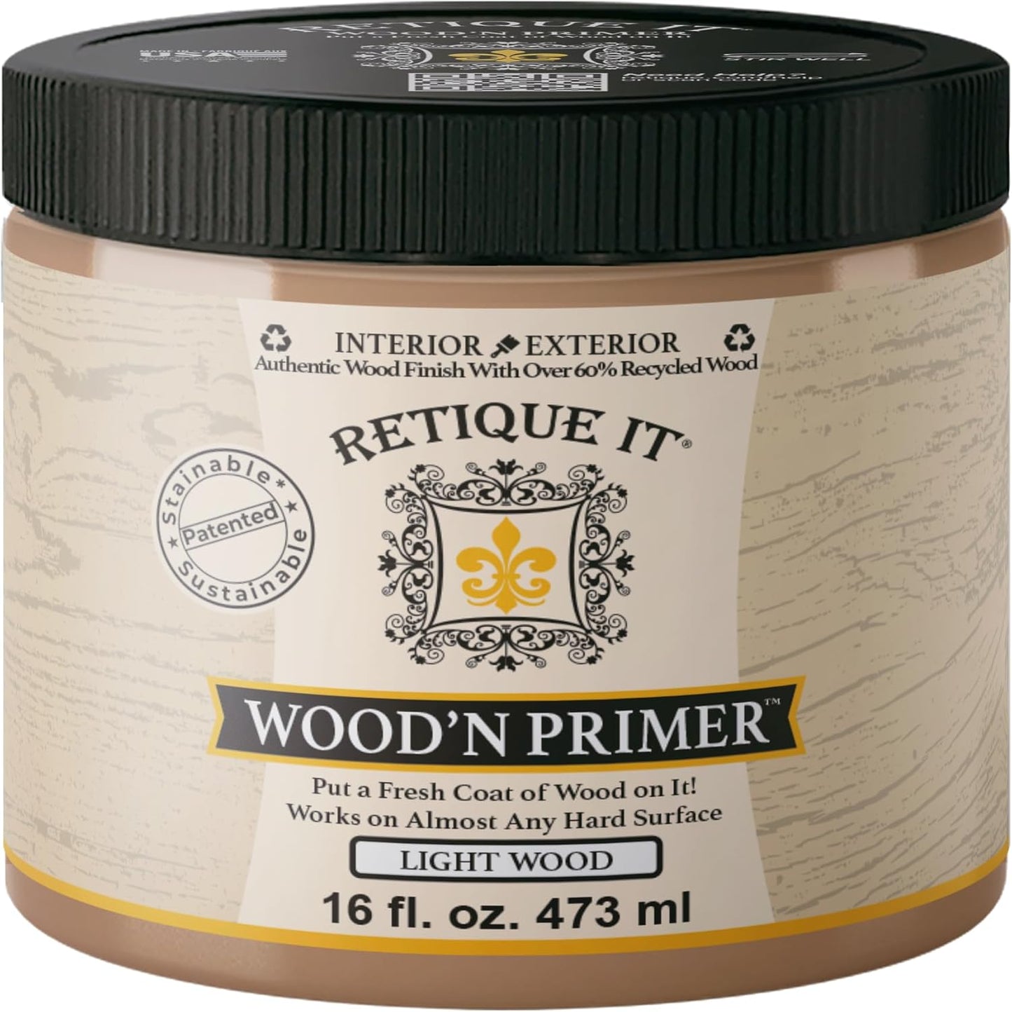 Retique It Wood'n Primer for Stainable Wood Finishes - Medium