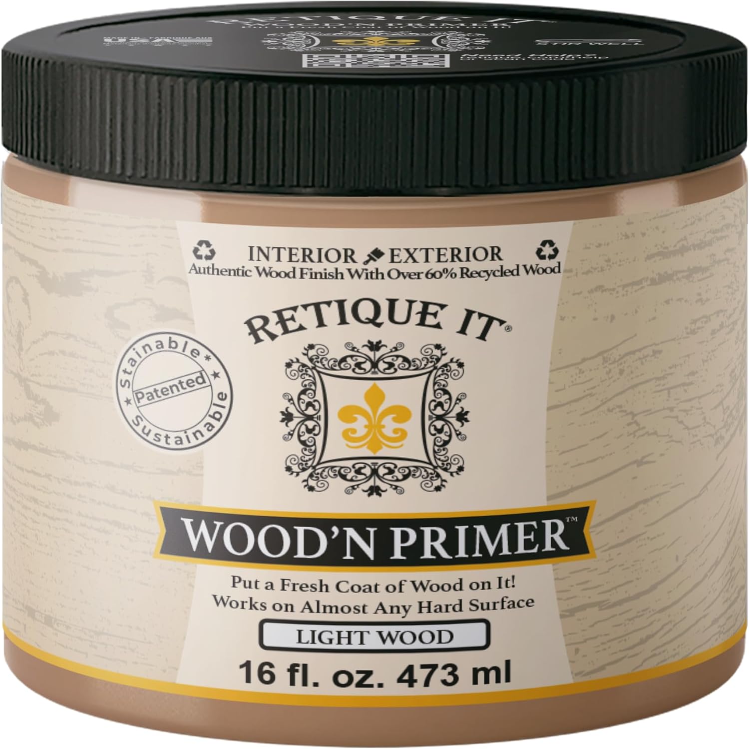 Retique It Wood'n Primer for Stainable Wood Finishes - Medium