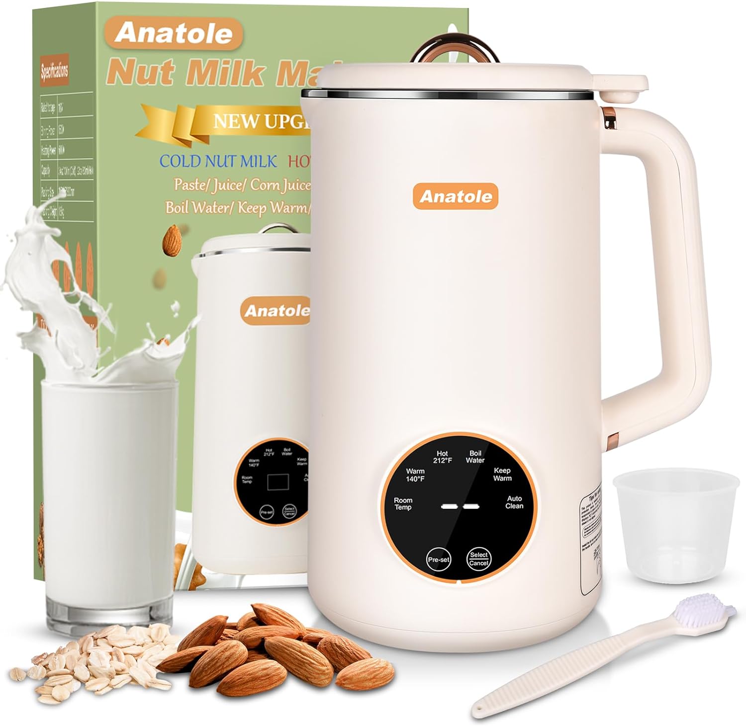 Anatole Nut Milk Maker: Homemade Dairy-Free Delight
