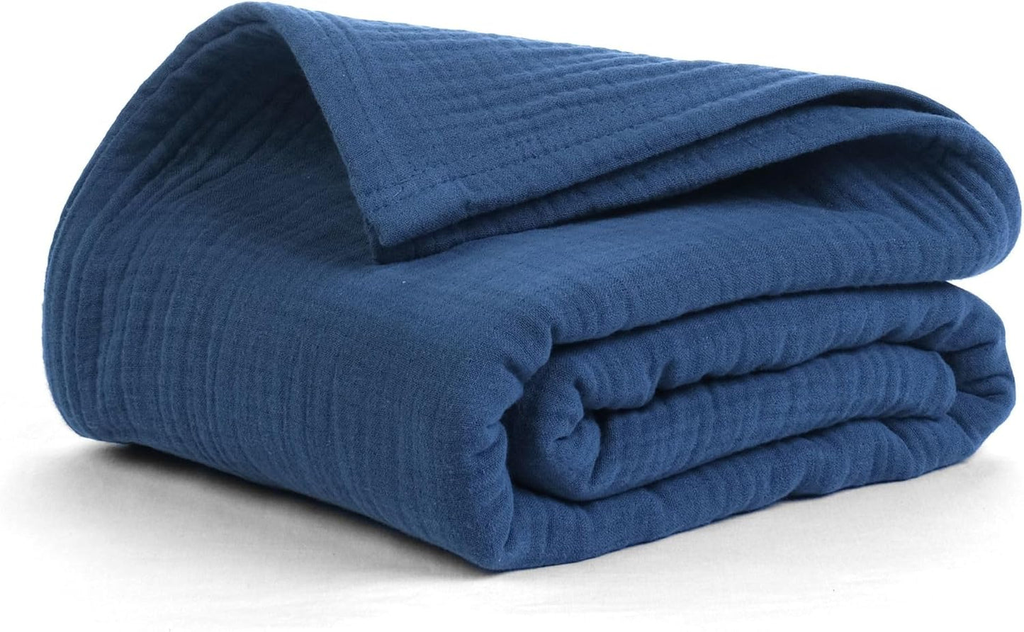 100% Cotton Muslin Blanket for All Seasons by Salt Earth