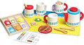 Melissa & Doug 20-Piece Steep and Serve Wooden Tea Set - Pretend Play