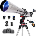 Telescope for Adults High Powered 90mm Refractor - Clear Moon & Land