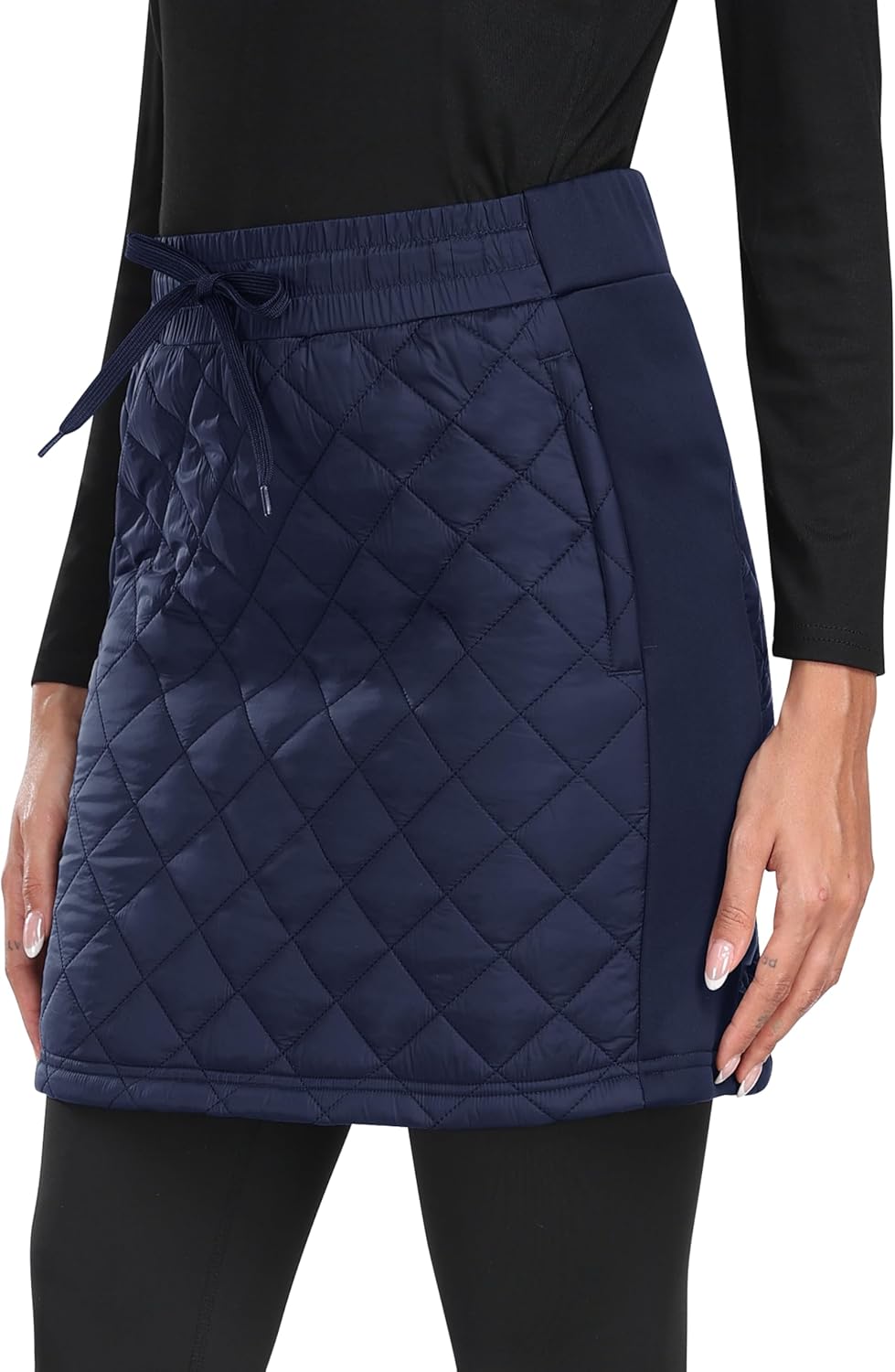 MoFiz Women's Quilted Puffer Skirt for Winter Outdoor Activities
