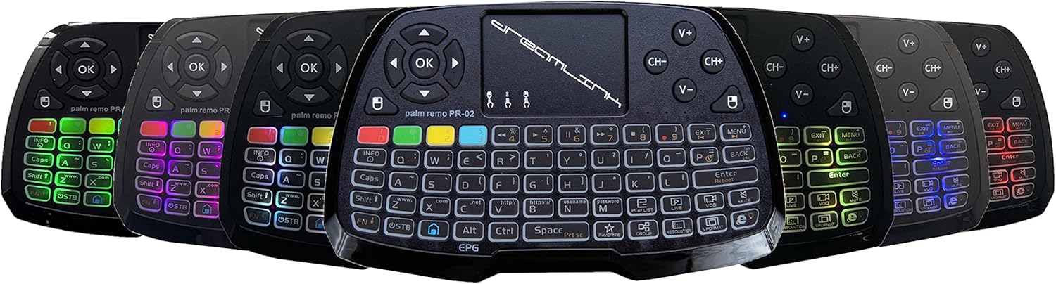 Wireless MiniKeyboard with Touchpad Remote - Enhance Your TV Experience