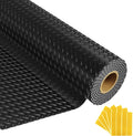 8x20 FT Garage Floor Mat 2.8mm Thickened PVC Rubber - Heavy-Duty