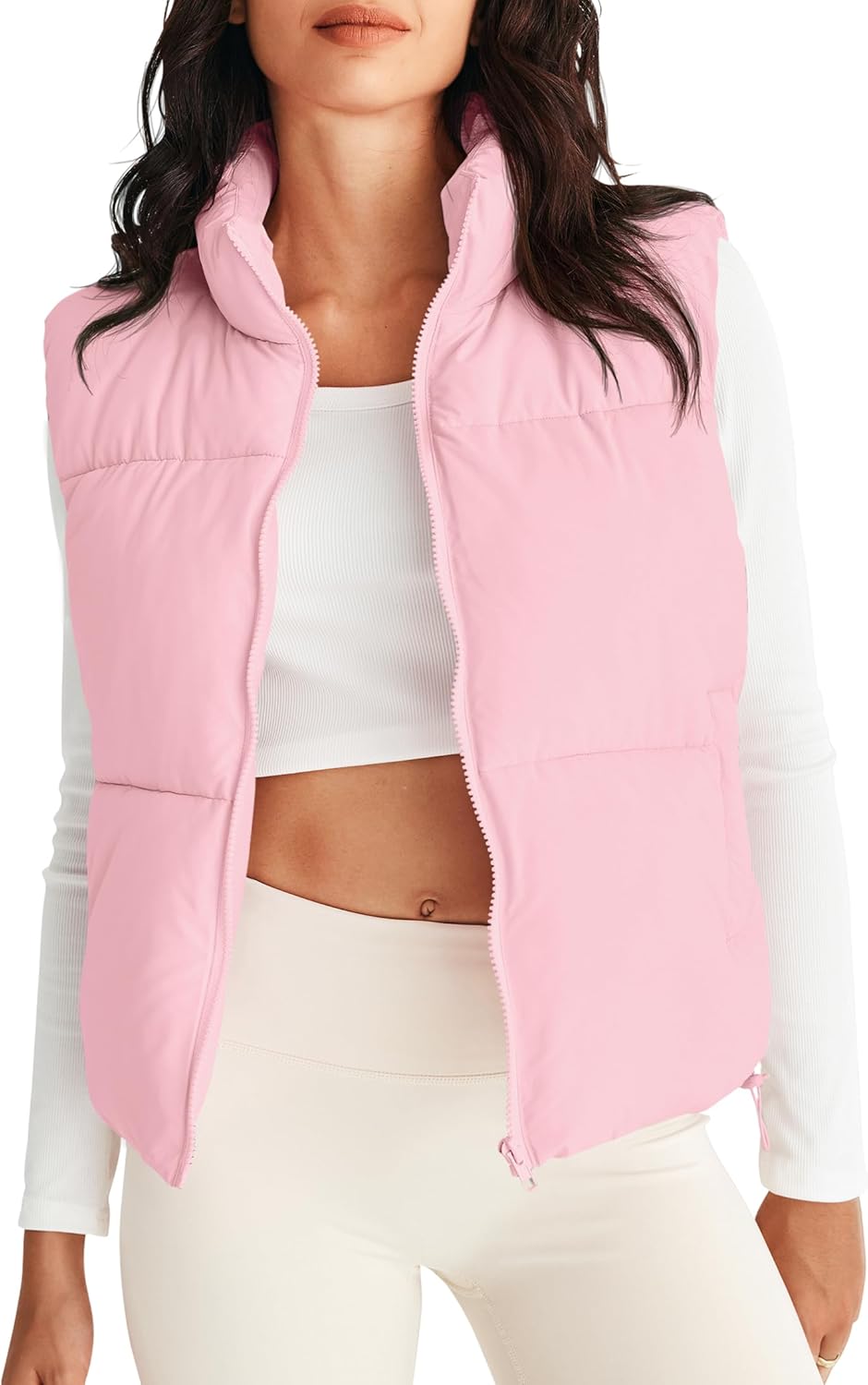 Lightweight Warm Puffer Vest for Women - Stylish Fall Winter Wear
