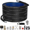 Sewer Jetter Kit for Pressure Washer 50ft 5800PSI - Heavy Duty Drain
