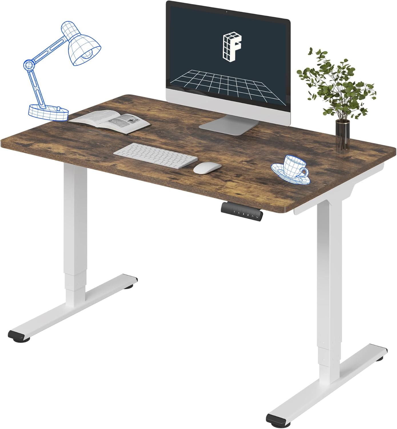 FLEXISPOT E6 Essential Electric Standing Desk for Ergonomic Comfort