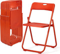 Karl home 10 Pcs Folding Chair - Lightweight Foldable Plastic Chairs