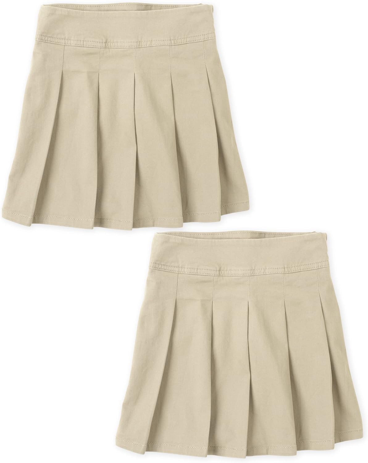 The Children's Place Girls' Uniform Pleated Skort for School