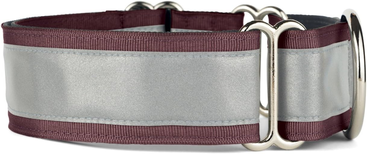 1.5in Reflective Martingale Collar for Dogs - Adjustable & Durable
