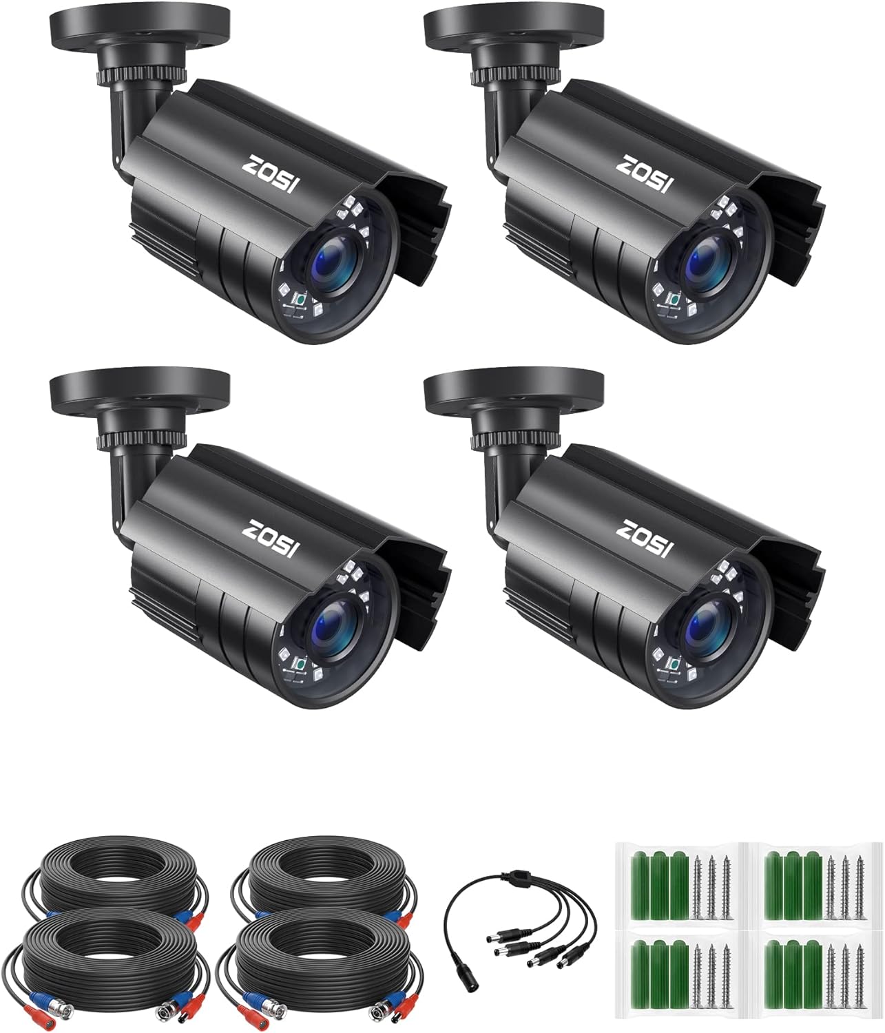 ZOSI 1080P Security Camera - Crystal Clear Night Vision
