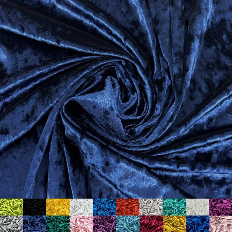 Crushed Velvet Fabric by Ice Fabrics - Soft & Versatile Use