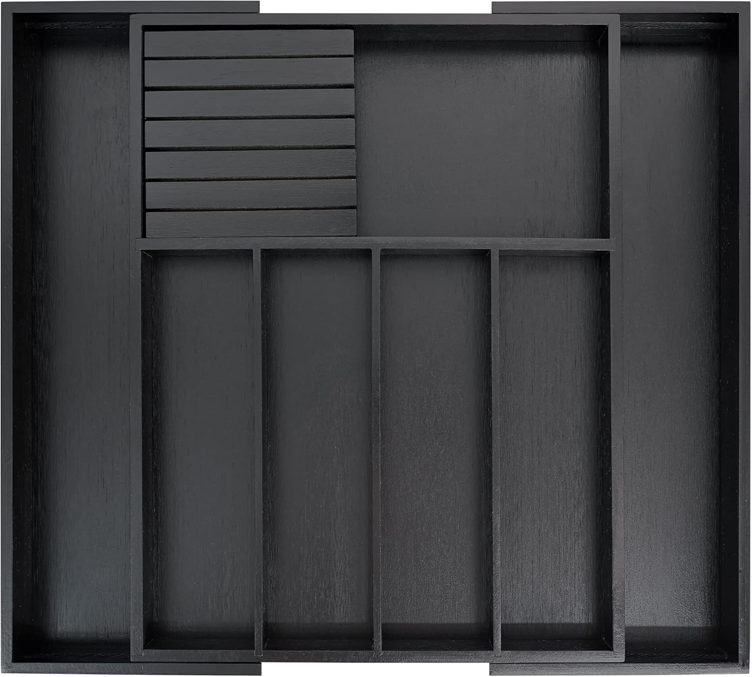 VaeFae Premium Bamboo Silverware Drawer Organizer for Kitchen