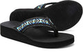 Women's Platform Flip Flop with Arch Support - Comfortable Wedge