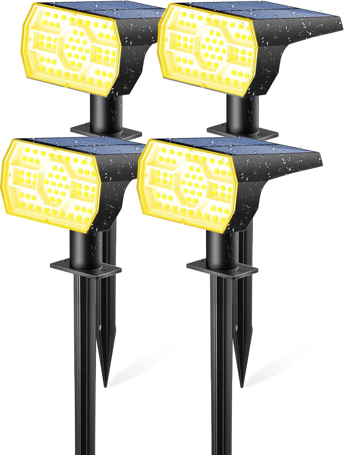 Kaxiida Solar Lights Outdoor Waterproof IP68 for Your Garden