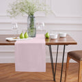 Solino Home Linen Table Runner 14 x 60 in Ice Lilac - Classic Linen