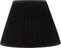Hardback Empire Spider Lamp Shade, Mushroom Pleated Black - Classic