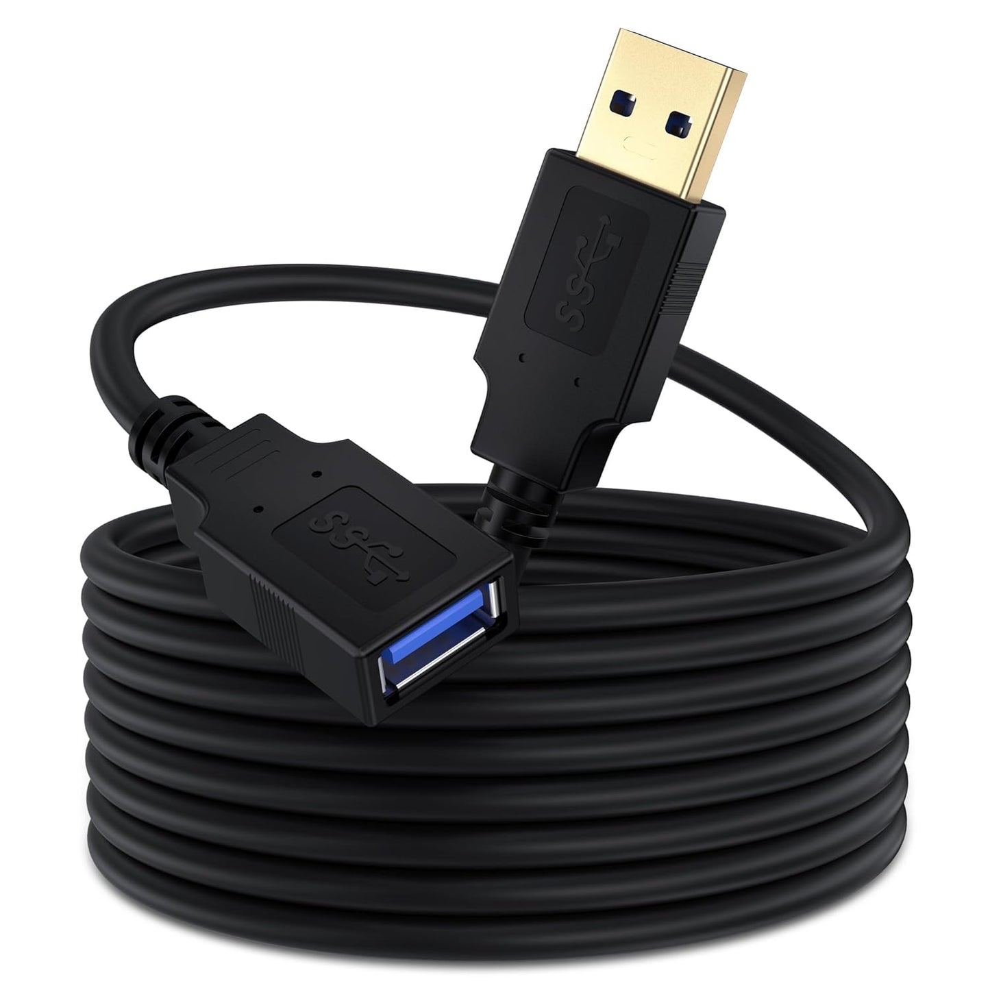 15FT USB 3.0 Extension Cable - High-Speed Male to Female 3.0 USB