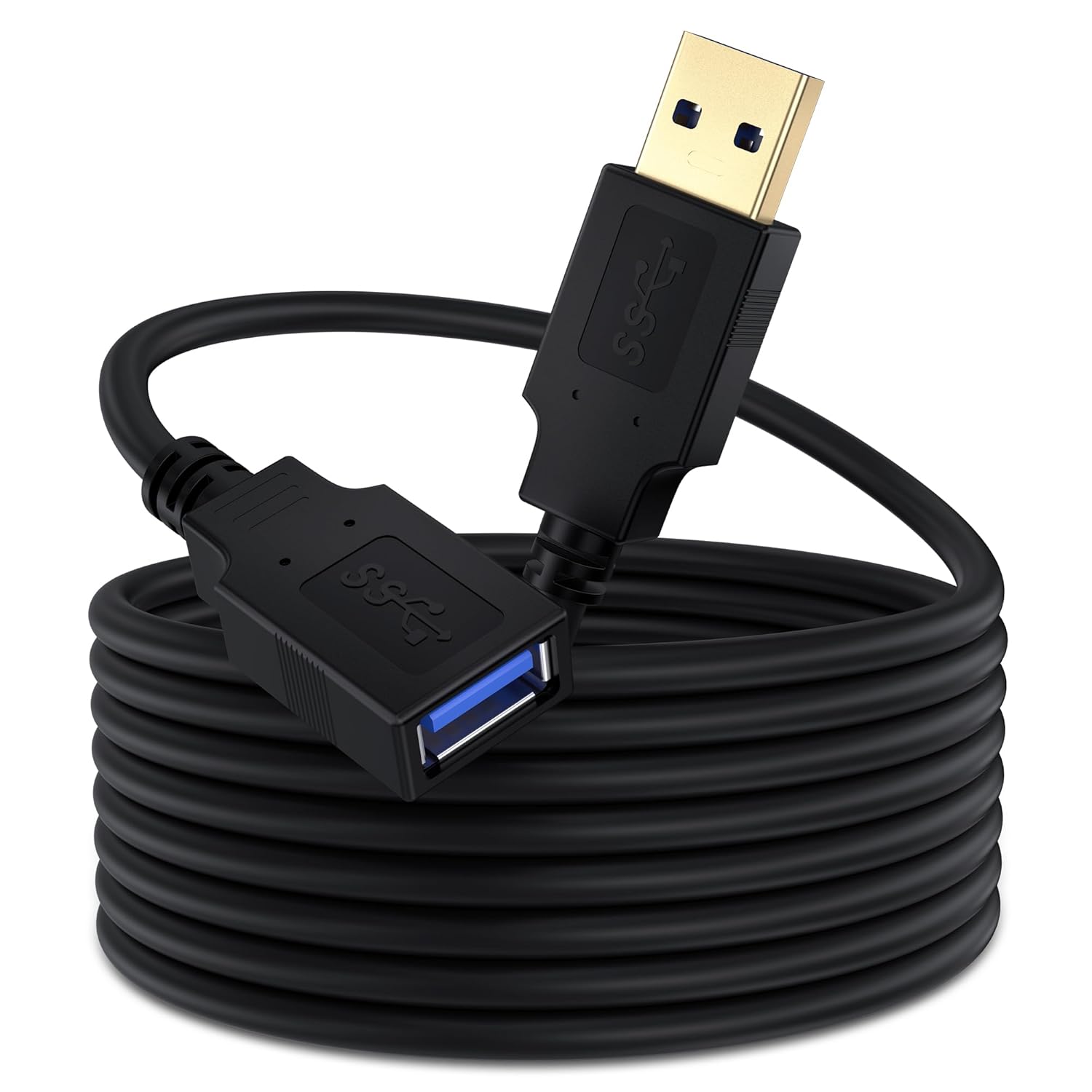 15FT USB 3.0 Extension Cable - High-Speed Male to Female 3.0 USB