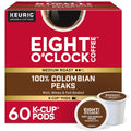 Eight O'Clock Coffee Colombian Peaks K-Cup Pods, 60 Count - Smooth