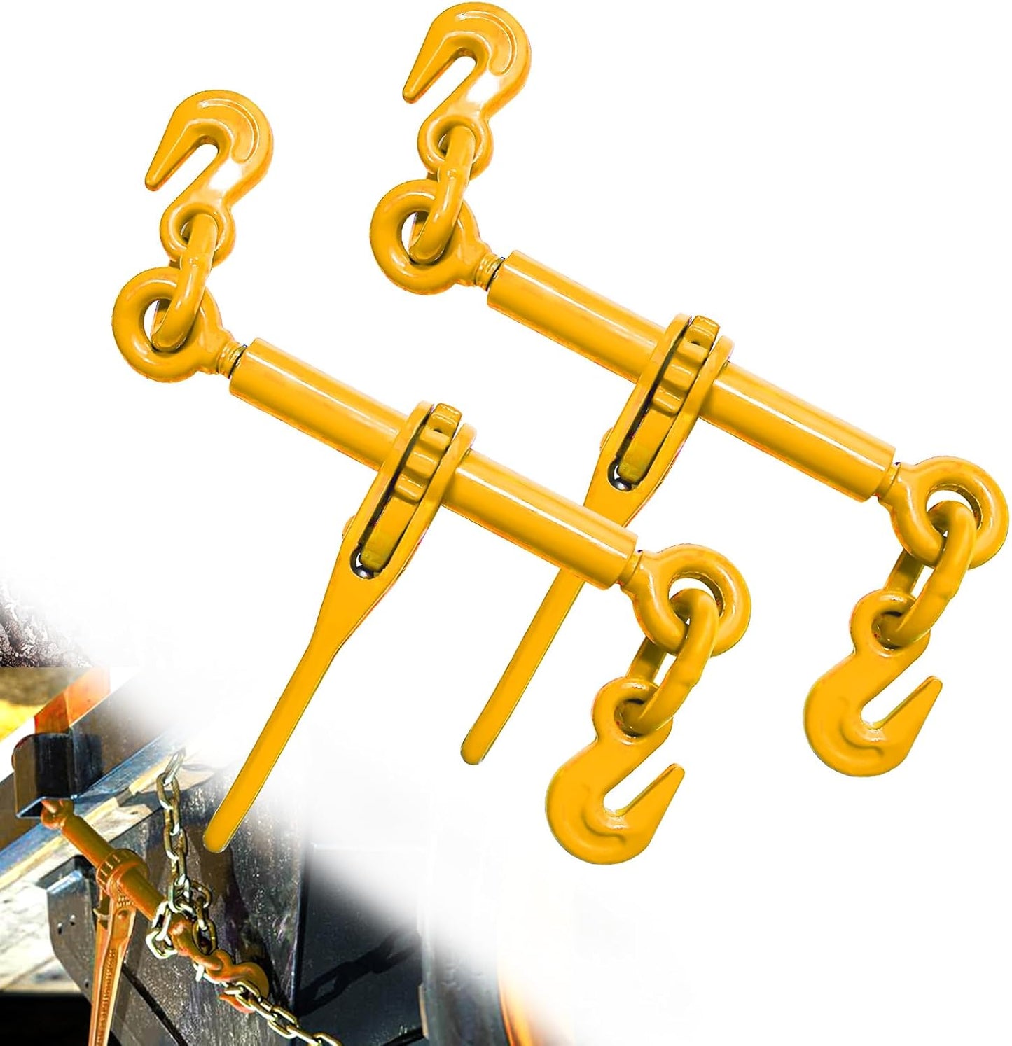 SENKEYFE Ratchet Chain Binders for Heavy Duty Towing